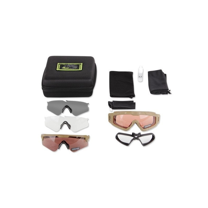 Kit Balístico Operator M Frame Alpha [Oakley] — Proteção Ocular & Facial — Airsoft Market PT