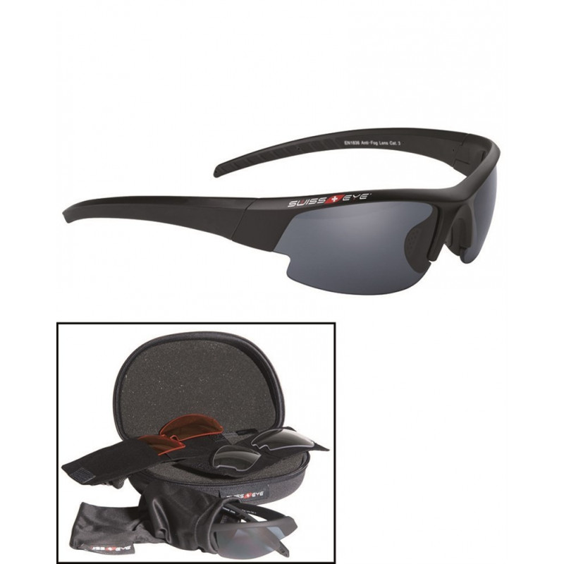 Óculos SwissEye Gardosa Evolution S Pretos — Proteção Ocular & Facial — Airsoft Market PT