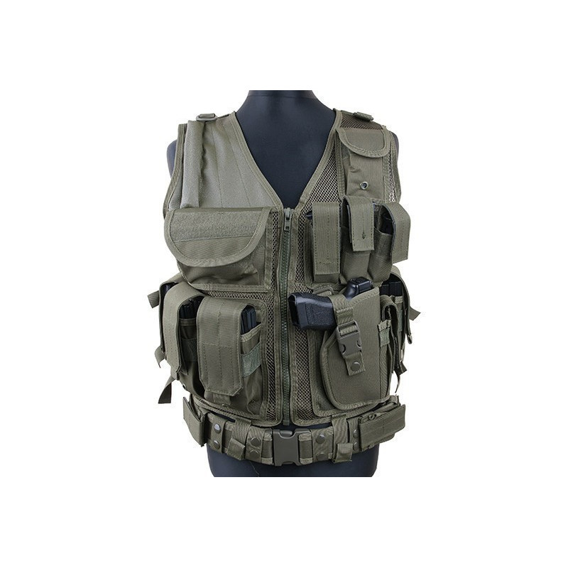 Colete Tático KAM-39 Olive [GFC] — Coletes & Rigs — Airsoft Market PT