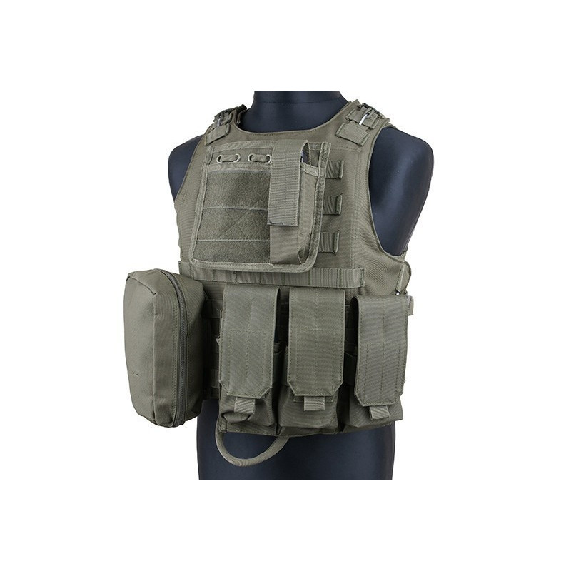 Colete Táctico FSBE Olive [GFC] — Coletes & Rigs — Airsoft Market PT