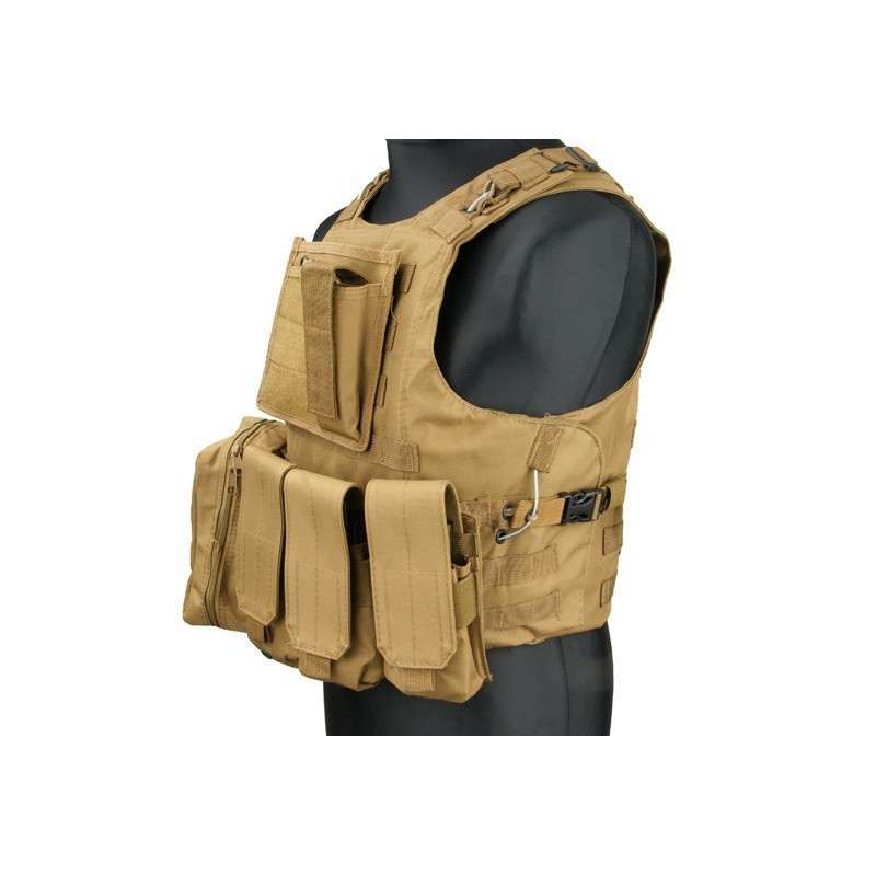 Colete Táctico FSBE Coyote [GFC] — Coletes & Rigs — Airsoft Market PT