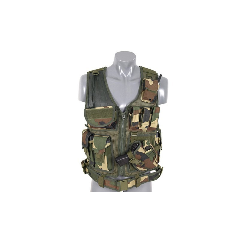 Colete Tático Woodland — Coletes & Rigs — Airsoft Market PT