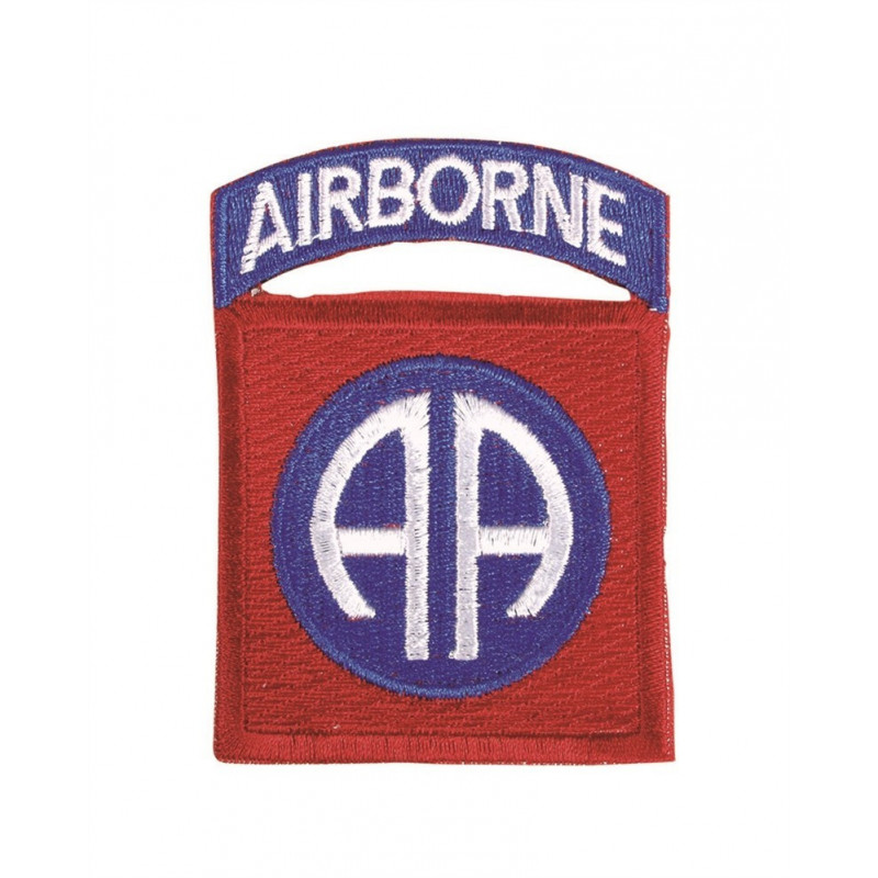Badge Bordado US "82ND.AB" — Vestuário (Fardas) — Airsoft Market PT