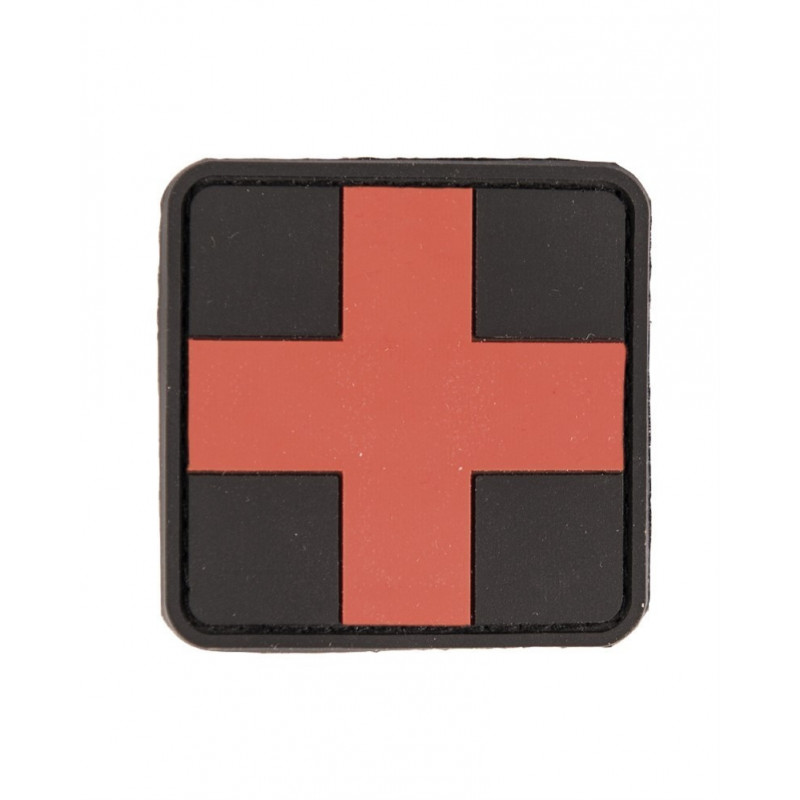 Patch PVC Primeiros Socorros Preto [Miltec] — Patches & Decoração — Airsoft Market PT