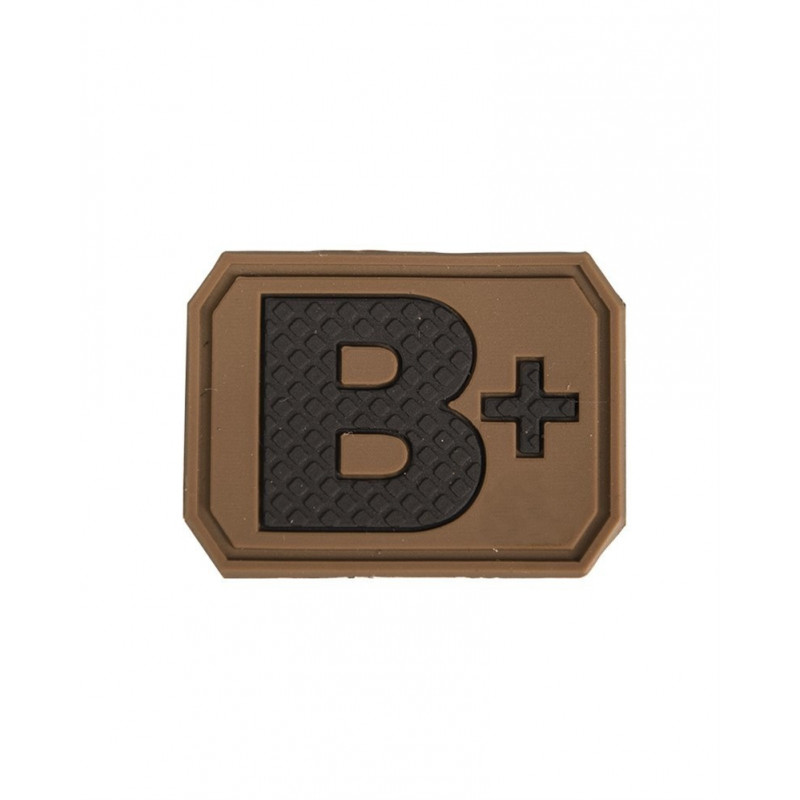 Patch PVC B Positivo Coyote — Patches & Decoração — Airsoft Market PT