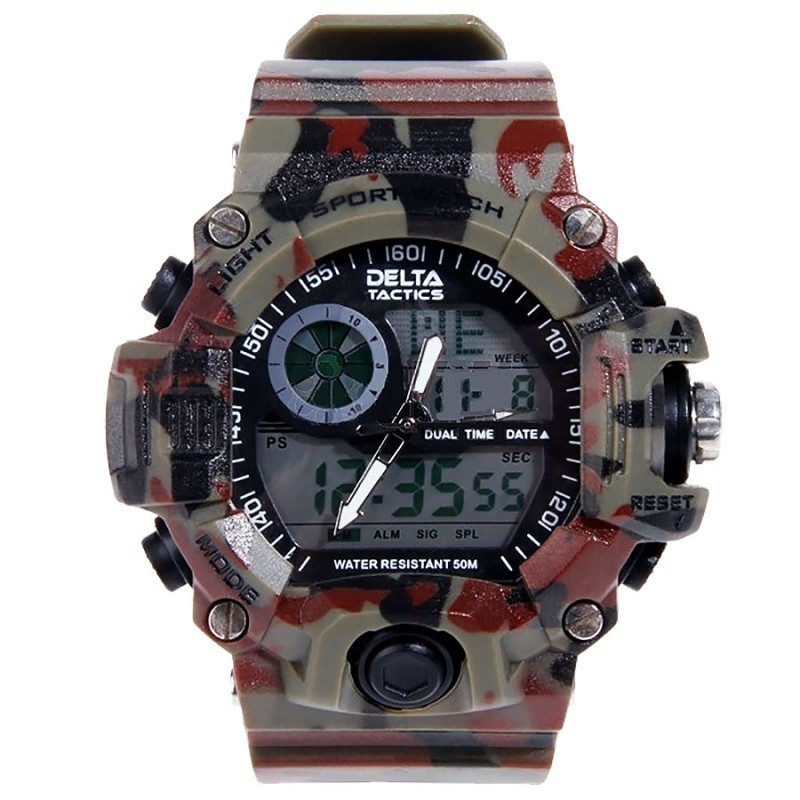 Relógio Táctico Analógico/Digital Camuflado [Delta] — Outros — Airsoft Market PT