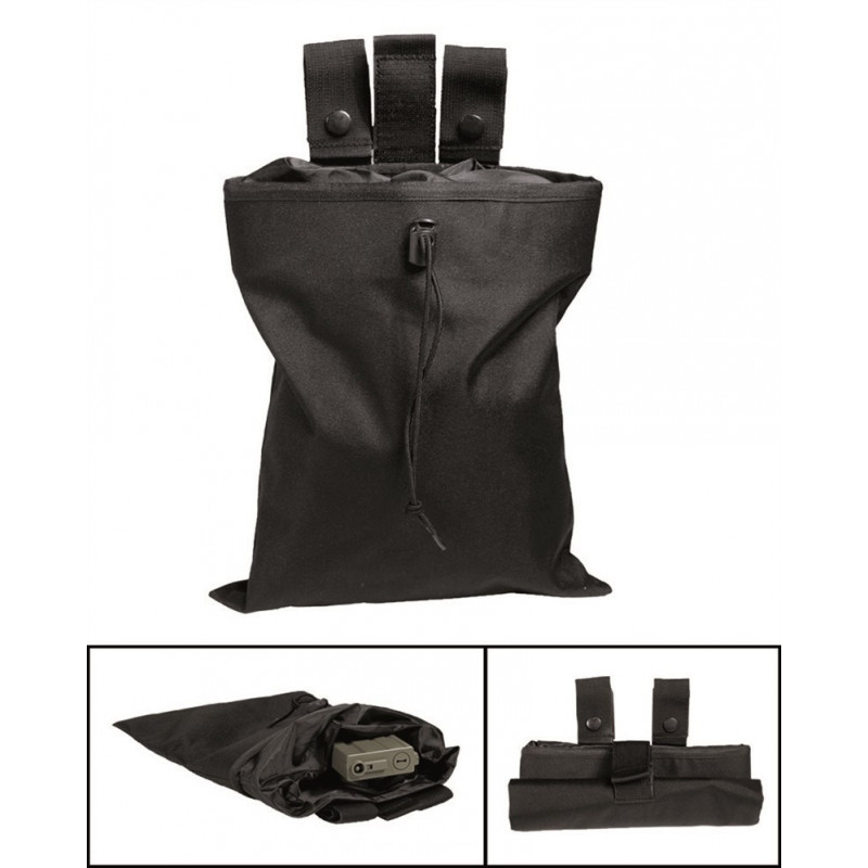 Bolsa de Descarga Preta [Miltec] — Coletes & Rigs — Airsoft Market PT