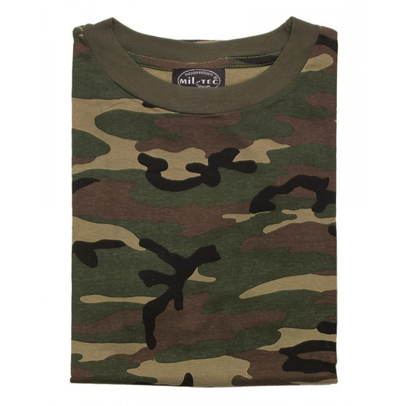 T-Shirt Woodland — Vestuário (Fardas) — Airsoft Market PT
