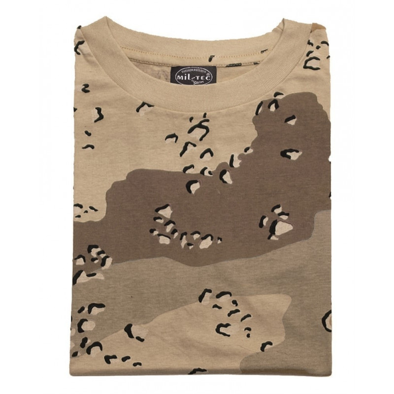 T-Shirt 6 Col. Desert — Vestuário (Fardas) — Airsoft Market PT