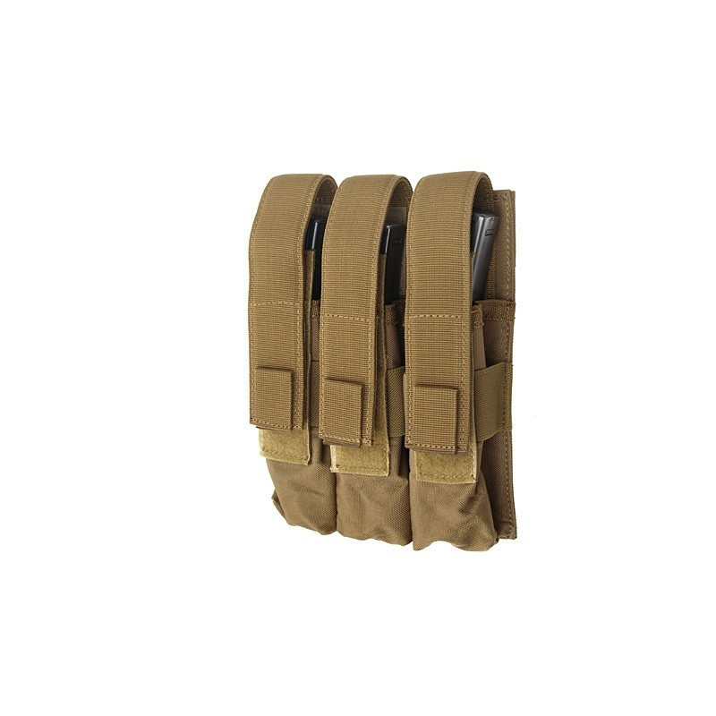 Bolsa Tripla Mag MP5 Coyote [8Fields] — Coletes & Rigs — Airsoft Market PT