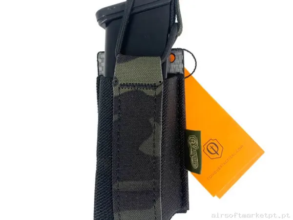 Pouch Magazine Pouch Pistola Conquer Tegris 9mm Estilo multicam Black — Carregadores / Magazines — Airsoft Market PT