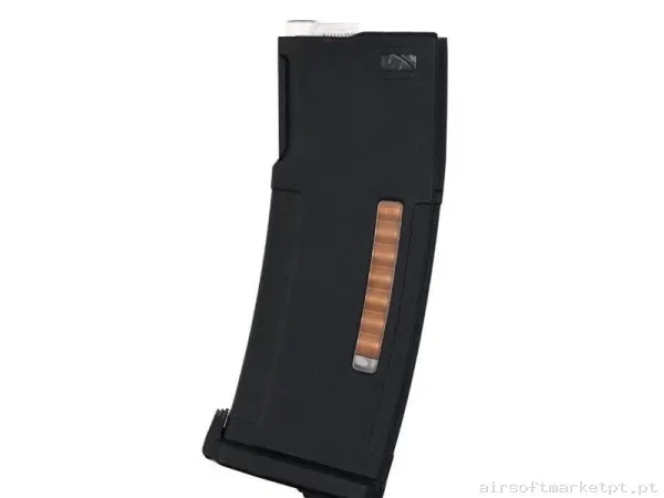 CARGADOR POLIMERO AEG M4 150 RDS BALAS NEGRO SAIGO DEFENSE — Carregadores / Magazines — Airsoft Market PT