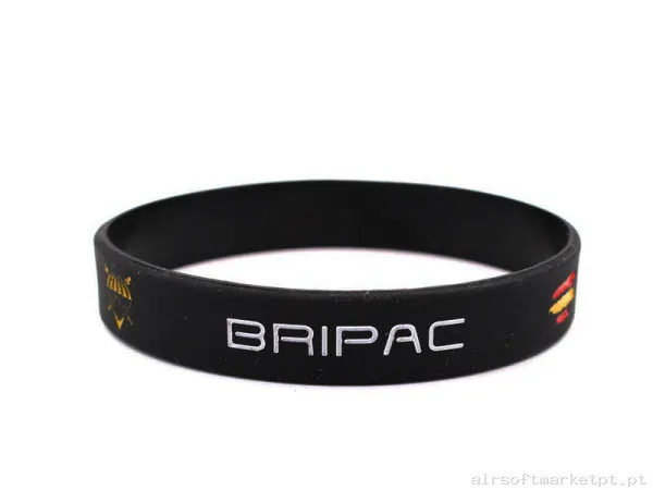 Pulsera Bripac PVC Negra Inmortal Warrior — Outros — Airsoft Market PT