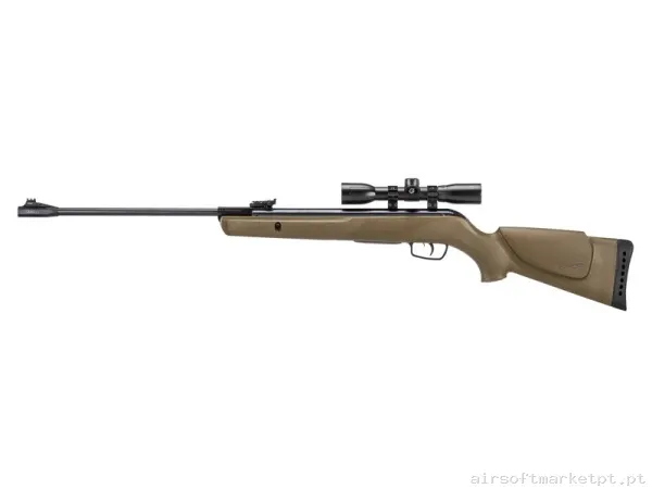 Airgun Mola 5.5mm Carabina Gamo Big Cat 1000 e Barricade 24j com Mira telescópica 4x32 verde — Rifles de Assalto (AR/M4/AK) — Airsoft Market PT