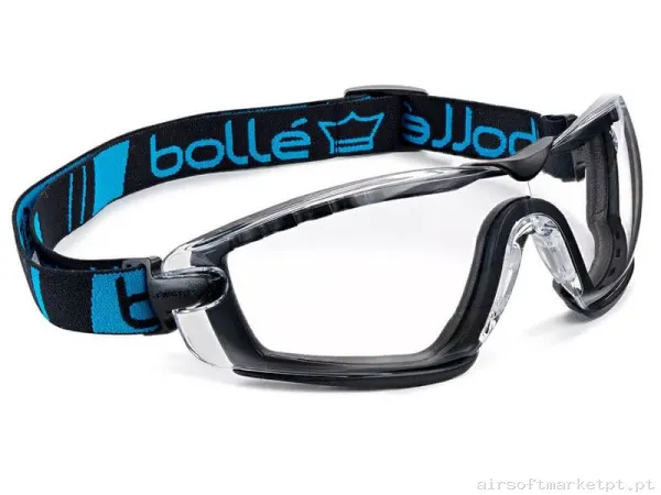 Óculos de Proteção Bolle Cobra Pc Transparentes — Proteção Ocular & Facial — Airsoft Market PT
