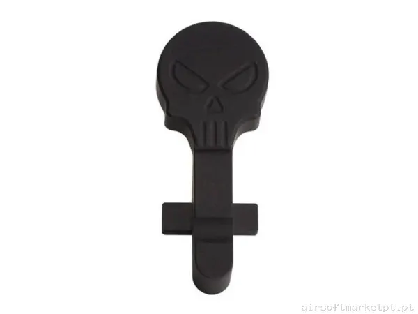 BOLT CATCH CALAVERA NEGRO GATE — Peças Internas (AEG) — Airsoft Market PT