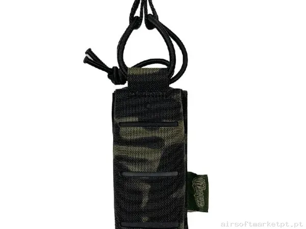 Pouch Magazine Pouch Pistola Conquer Lp Láser Cut Estilo multicam Black — Carregadores / Magazines — Airsoft Market PT