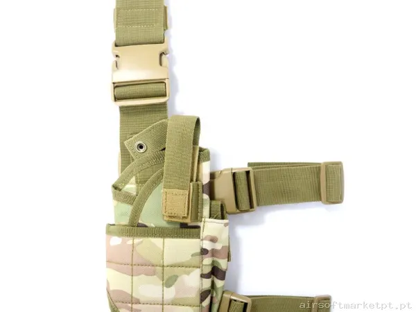 Pistolera Tela Pernera Universal Oem Estilo multicam — Coletes & Rigs — Airsoft Market PT