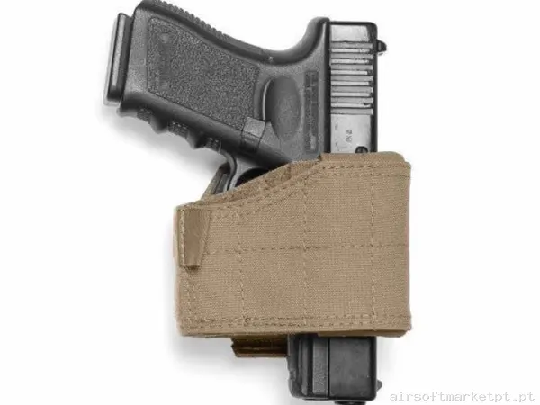 Pistolera Tela Universal MOLLE Warrior Assault coyote tan — Coletes & Rigs — Airsoft Market PT