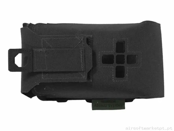 Pouch Medico Warrior Assault Láser Cut Small Horizontal Individual First Aid Ifak negro — Coletes & Rigs — Airsoft Market PT