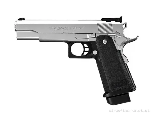 Pistola GBB Tokyo Marui Hi-Capa 5.1 Stainless — Pistolas — Airsoft Market PT