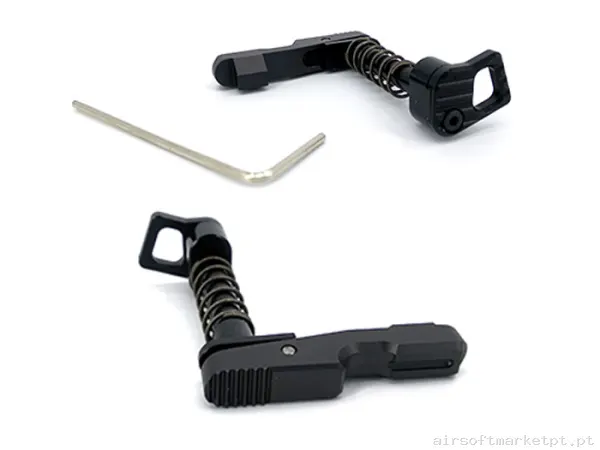 Externo Reten de Magazine M4 Ambidiestro Raccoon Rr002 negro — Acessórios & Componentes — Airsoft Market PT