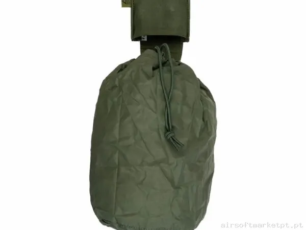 Pouch Bolsa Descarga Enrollable Delta Tactics Mk1 verde od — Coletes & Rigs — Airsoft Market PT