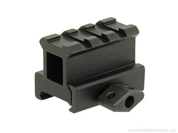 Externo Sobremontura RIS Oem 3 Slot negro — Acessórios & Componentes — Airsoft Market PT