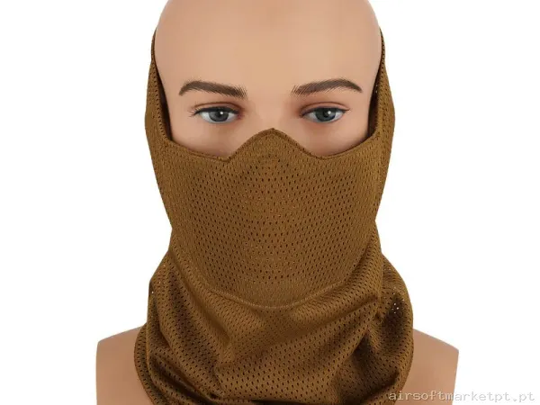 Máscara de Proteção Balaclava Cygnus Armory Face Warrior Defender coyote — Proteção Ocular & Facial — Airsoft Market PT