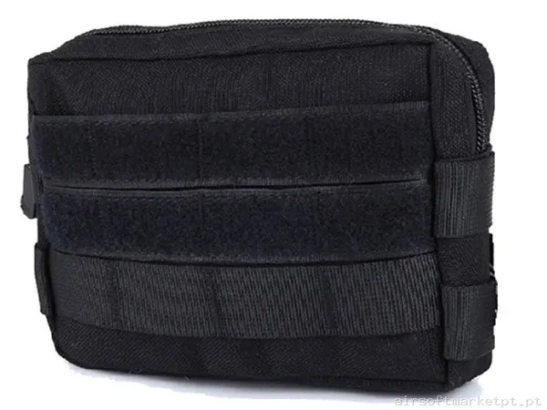 POUCH PORTA ACCESORIOS DELUXE NEGRO — Coletes & Rigs — Airsoft Market PT