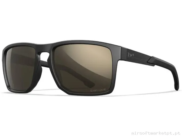 Óculos Wiley X Apex Captivate Tungstênio Polarizado Pretos — Proteção Ocular & Facial — Airsoft Market PT
