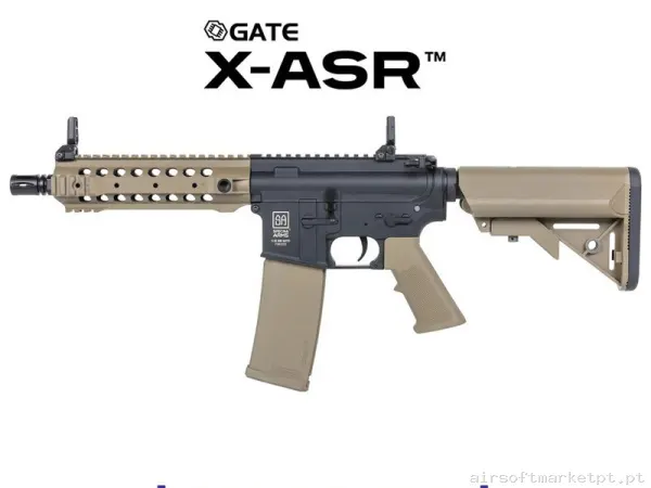 Réplica Specna Arms SA-F01 Flex gen2 X-ASR Negro Tan — Rifles de Assalto (AR/M4/AK) — Airsoft Market PT