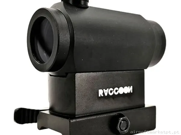 Mira Ponto Vermelho T1 Raccoon QD Rrd007 negro — Miras & Ópticas — Airsoft Market PT