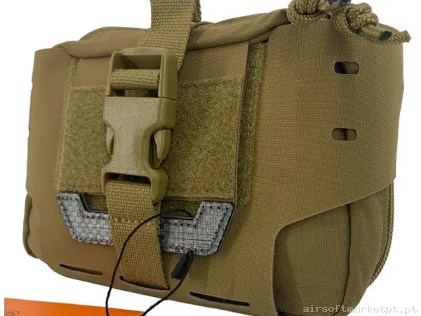 Pouch Médico Láser Cut Ifak Conquer Coyote — Coletes & Rigs — Airsoft Market PT