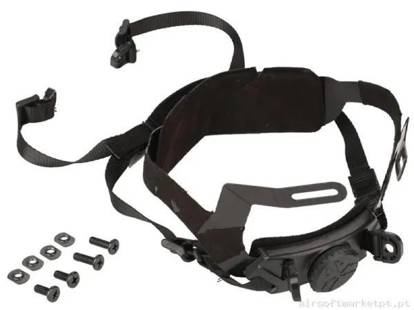 Sistema Ajuste Rápido Wosport para Casco Fast negro — Capacetes — Airsoft Market PT