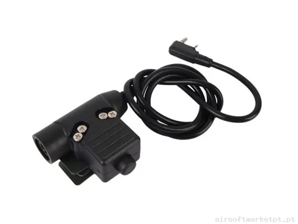 PTT U94 Kenwood ZTACTICAL - Negro — Rádios & Comunicação — Airsoft Market PT