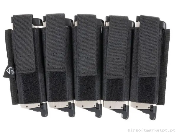 Pouch X5 Pistola Delta Tactics Speedsoft Negro — Coletes & Rigs — Airsoft Market PT