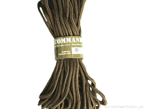 Corda Multiuso Mil-Tec Commando Rope 15m coyote — Acessórios & Componentes — Airsoft Market PT