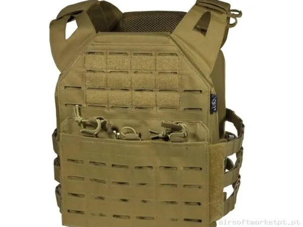 Chaleco Corso Drake Plate Carrier Mk1 Coyote — Coletes & Rigs — Airsoft Market PT