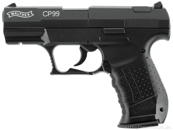 Airgun CO2 4.5mm Pistola Umarex Walther Cp99 negra — Pistolas — Airsoft Market PT
