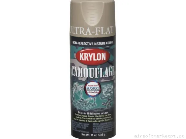 Pintura Spray Krylon Camouflage Paint with Fusión Technology Khaki — Outros — Airsoft Market PT