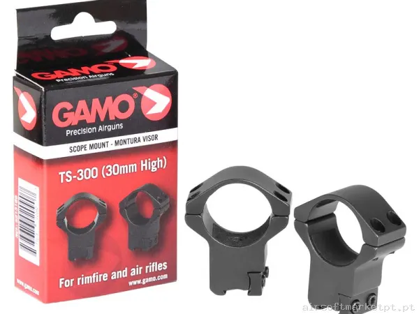 Externo Anillas Altas 30mm Gamo Trilho 11mm 2u — Acessórios & Componentes — Airsoft Market PT