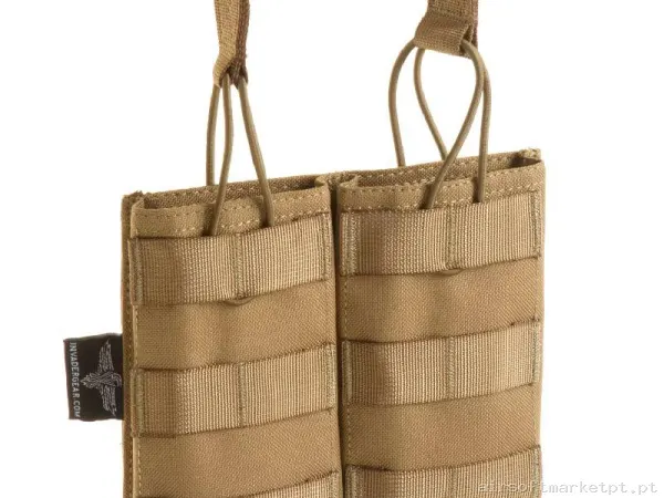 Pouch Magazine Pouch Doble M4 Invader Gear Direct Action Open Top coyote — Coletes & Rigs — Airsoft Market PT