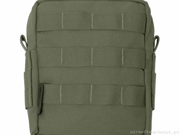 Pouch Multiusos Warrior Assault Medium Utility C/MOLLE Delantero verde od — Coletes & Rigs — Airsoft Market PT