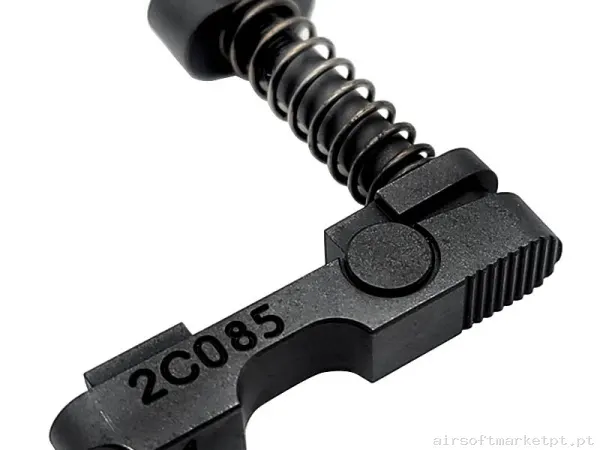 Externo Reten de Magazine MWS Angry Gun L119a2 CNC Aço Magazine Catch Ambidestro preto — Acessórios & Componentes — Airsoft Market PT