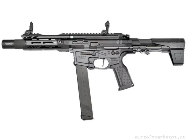 Réplica AEG M4 ICS EBB Cxp-Mars Pdw9 S3 ETU preta — Rifles de Assalto (AR/M4/AK) — Airsoft Market PT
