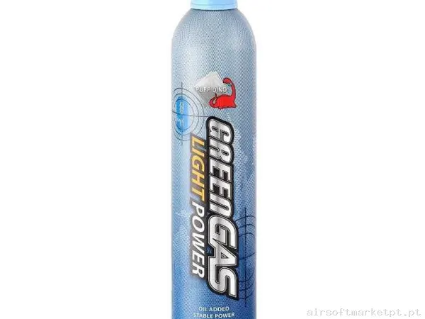 Gas Puff Dino Green Gas Leve Potência 134a 9kg 600ml — Gás & CO2 — Airsoft Market PT