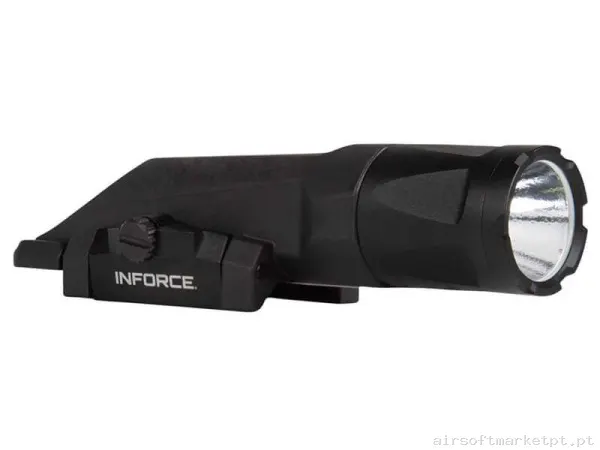 Lanterna Tática Inforce Wmlx White Gen 3 preta — Lanternas & Lasers — Airsoft Market PT