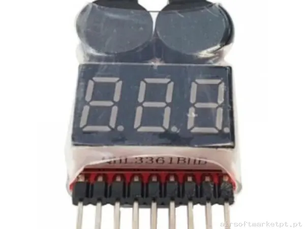 Verificador de Baterias Lipo Fuel com Tela Lcd — Carregadores / Magazines — Airsoft Market PT