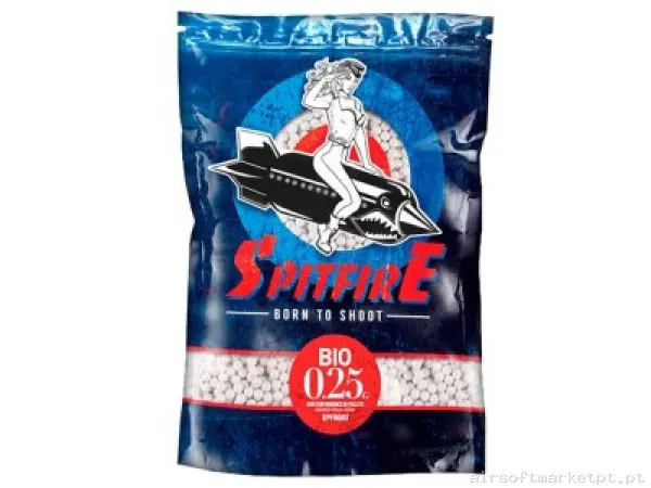 Bbs Muniçao 0,25 BIO Spitfire — Munição (BBs) — Airsoft Market PT